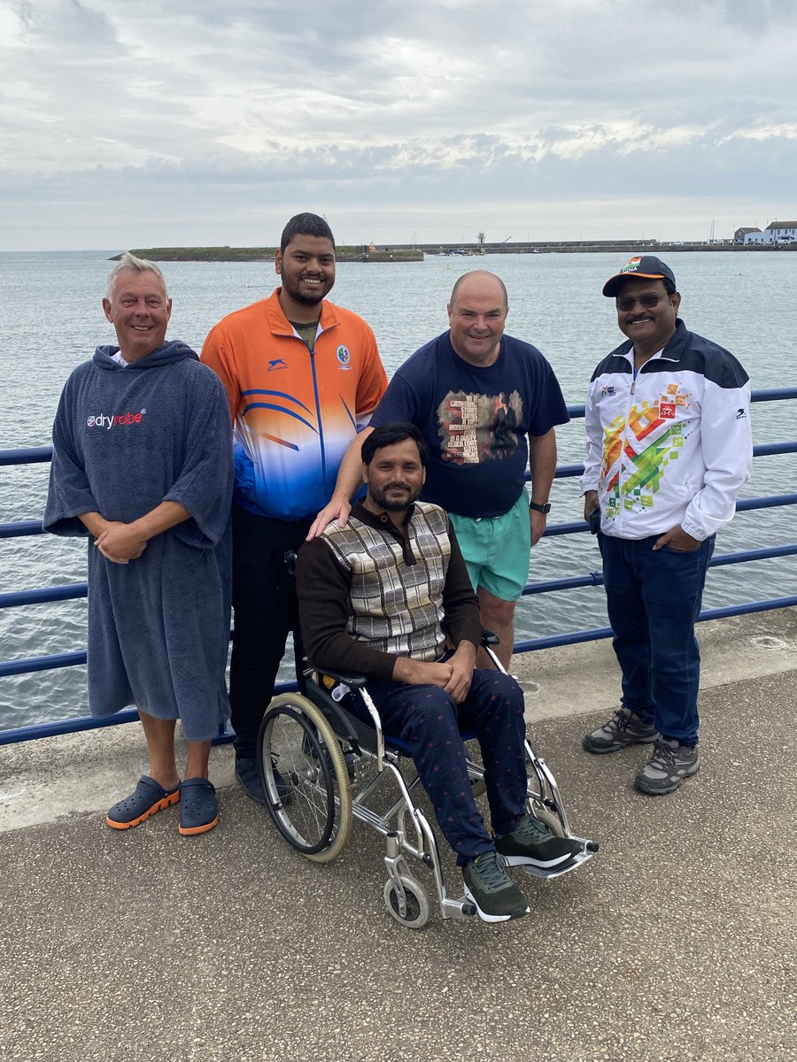 KnotMassage's tweet photo. A greyer day today but a nice 1K focussing on technique.Met some of the inspirational relay team from India training for the North Channel swim.Good luck Team India 👏👍#infinityswimming #northchannelswim #openwaterswimming https://t.co/pyWULcYVoT