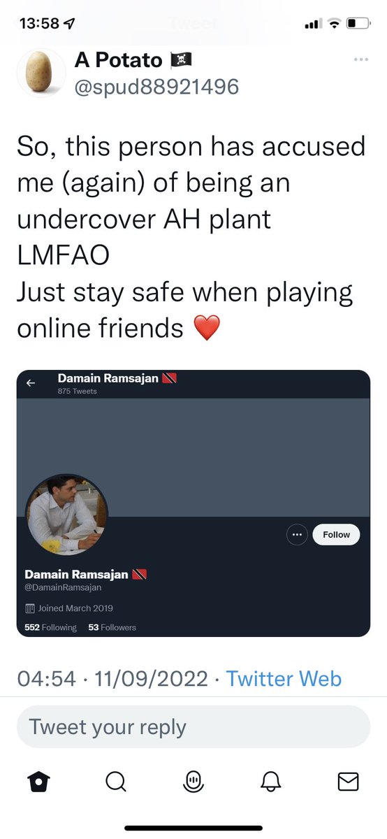 TanziBanz's tweet photo. @DamainRamsajan @mensurvivetoo @letshearthetru Seems you do this a lot.
What the heck is your problem. How can you call yourself a JD supporter yet behave so hateful towards others …. https://t.co/p1mgqirADe