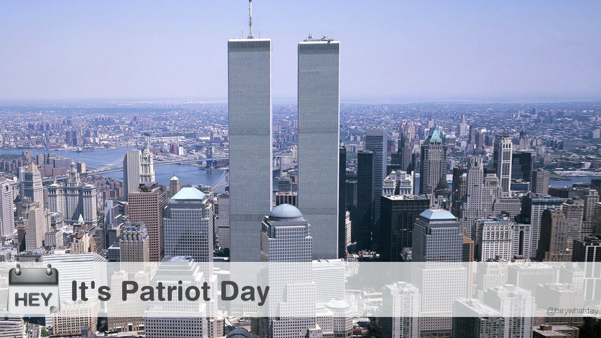 It's Patriot Day. 
#PatriotDay #911Day #911Anniversary