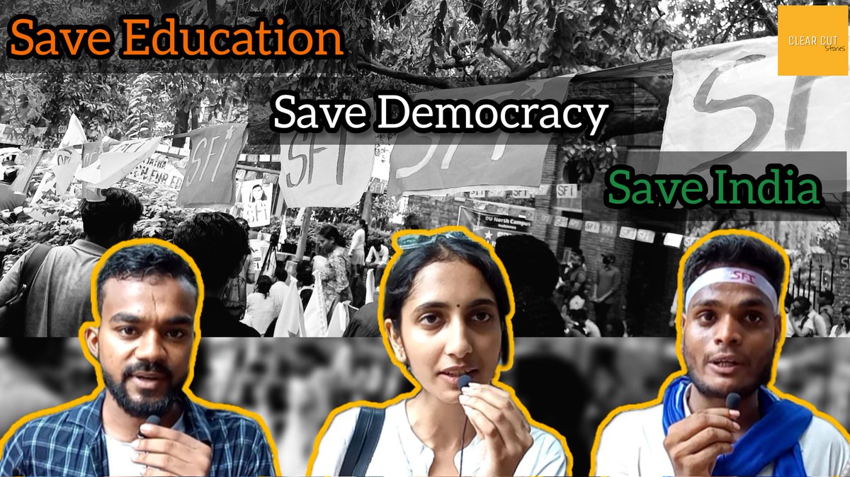 WriteToSpeak1's tweet photo. All India Jatha organised by SFI all over India to campaign on the pitfalls of the New Education Policy 2020, reached Delhi on 9th september 2022.
For Full Coverage click the link given below 
https://t.co/iInwlLTyrz

#sfi #NEP #Delhi #studentsprotest #मार्च #delhiuniversity https://t.co/EHuQktPQft
