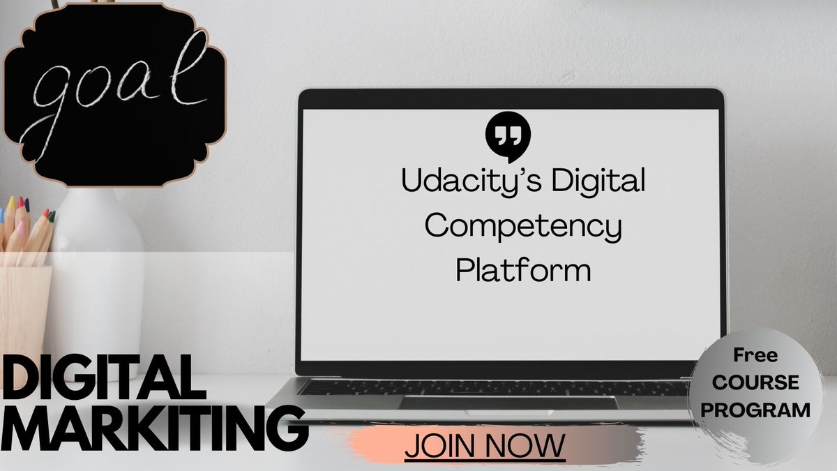 nesmaahmed011's tweet photo. Are you interested in digital marketing? In this free scholarship from the global platform Udacity, click on the link to enroll with us for free.
https://t.co/LaoqSWP9Mh
#IminDMND
#digitalmarketing
#Udacity https://t.co/ArOSqrvduc