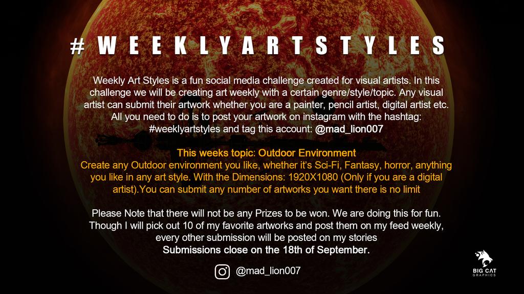 _bigcatgraphics's tweet image. New Art Challenge!!

#bigcatgraphics #weeklyartstyles #art #artchallenge