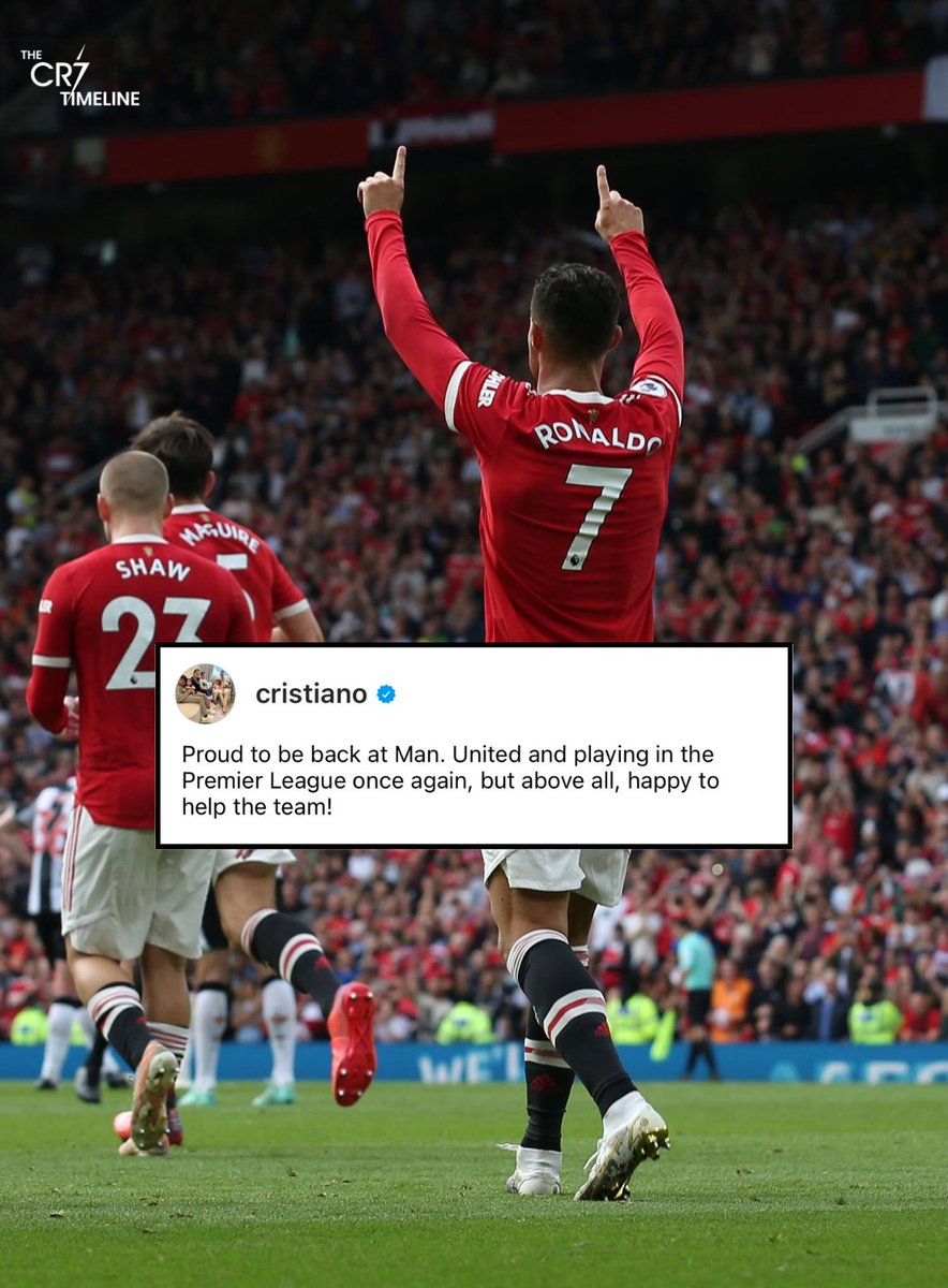 The CR7 Timeline On Twitter A Year Ago On This Day Cristiano