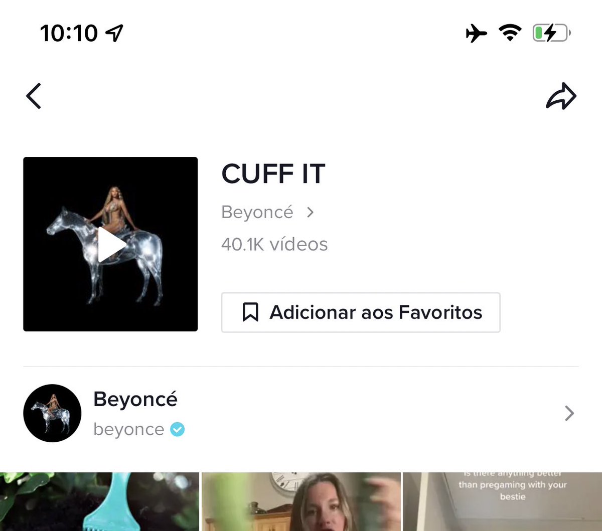 BeyonceMutiroes's tweet photo. CUFF IT recebendo cerca de 400 videos a cada 2 horas no TikTok 😳 https://t.co/wm2etVUogO
