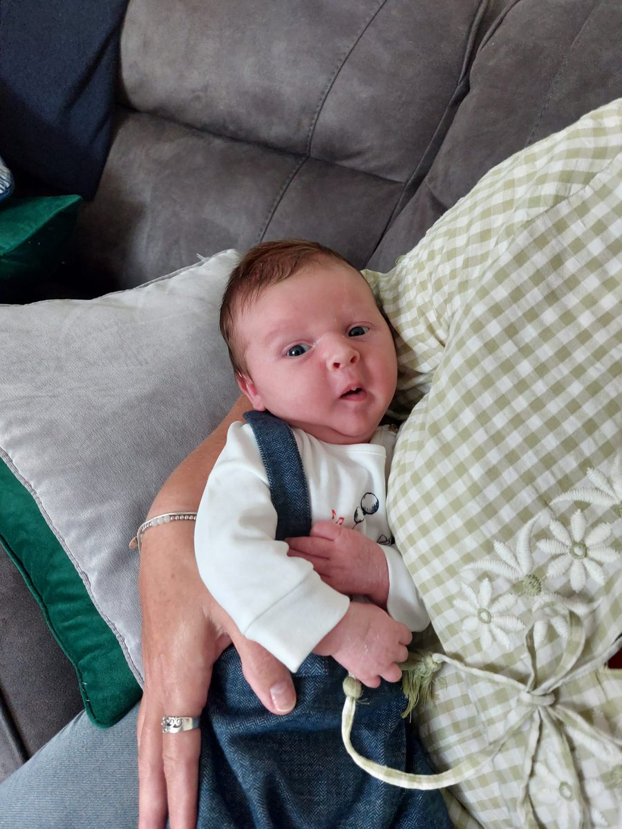 RachLynes72's tweet photo. Got to meet our gorgeous great nephew today, such a beautiful contented baby 💙💙💙 @Welsh_Will70 @Nathaniel_Chas @aftonlou https://t.co/fc2dbHEOLJ
