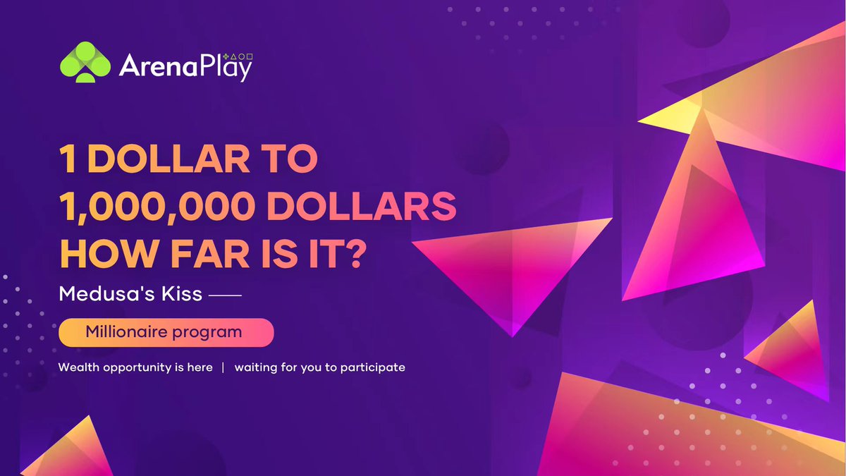 After we launched Medusa kiss for a week, $APC price is still in a good direction🥳

💰$11,760,915 Market Cap

🧑‍🤝‍🧑170,000+ group members 

Blind box betting &amp; Medusa kiss is going on Dapp🐍

Are you the next Millionaire? 🤑

You can be in Arenaplay😎😎😎

#APC #Bet2earn