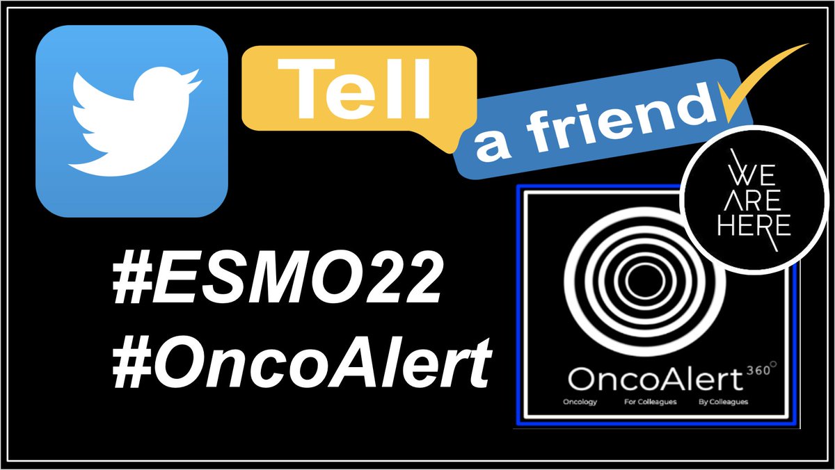 Dear friends at #ESMO22 Do you follow #OncoAlert 🚨? Awesome!! What about your colleagues? Tell a friend about your #OncoAlert Network & lets keep colleagues worldwide up to date‼️ We're all #OncoAlert 🌐 By colleagues...For colleagues! @OncoAlert 🚨 & @weoncologists