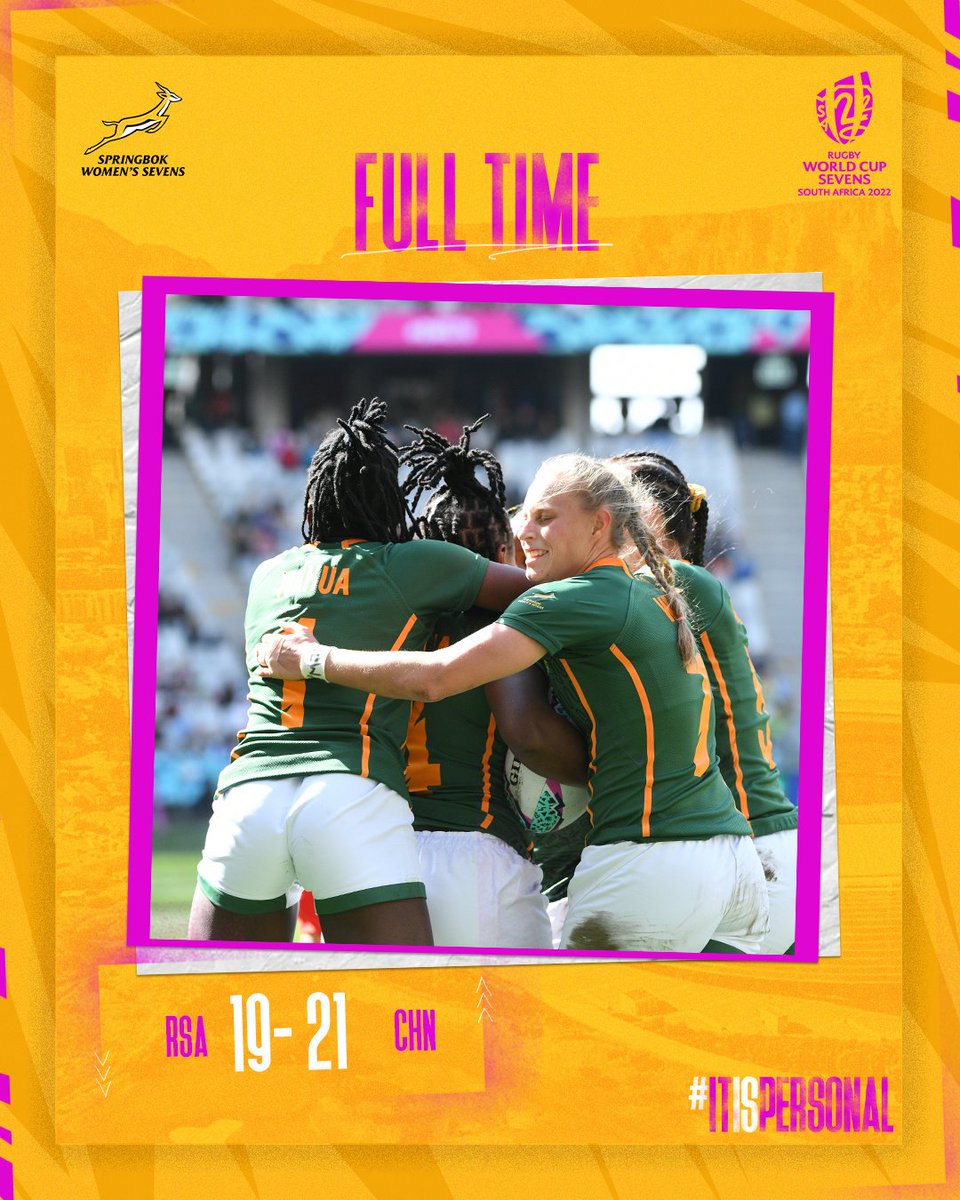WomenBoks's tweet photo. A tough final match but the women left it all out there and made us proud to be South African. 💚
Full match report: https://t.co/fDuVZjYC75
#ItIsPersonal #RWC7s https://t.co/UmP5WsGBLL