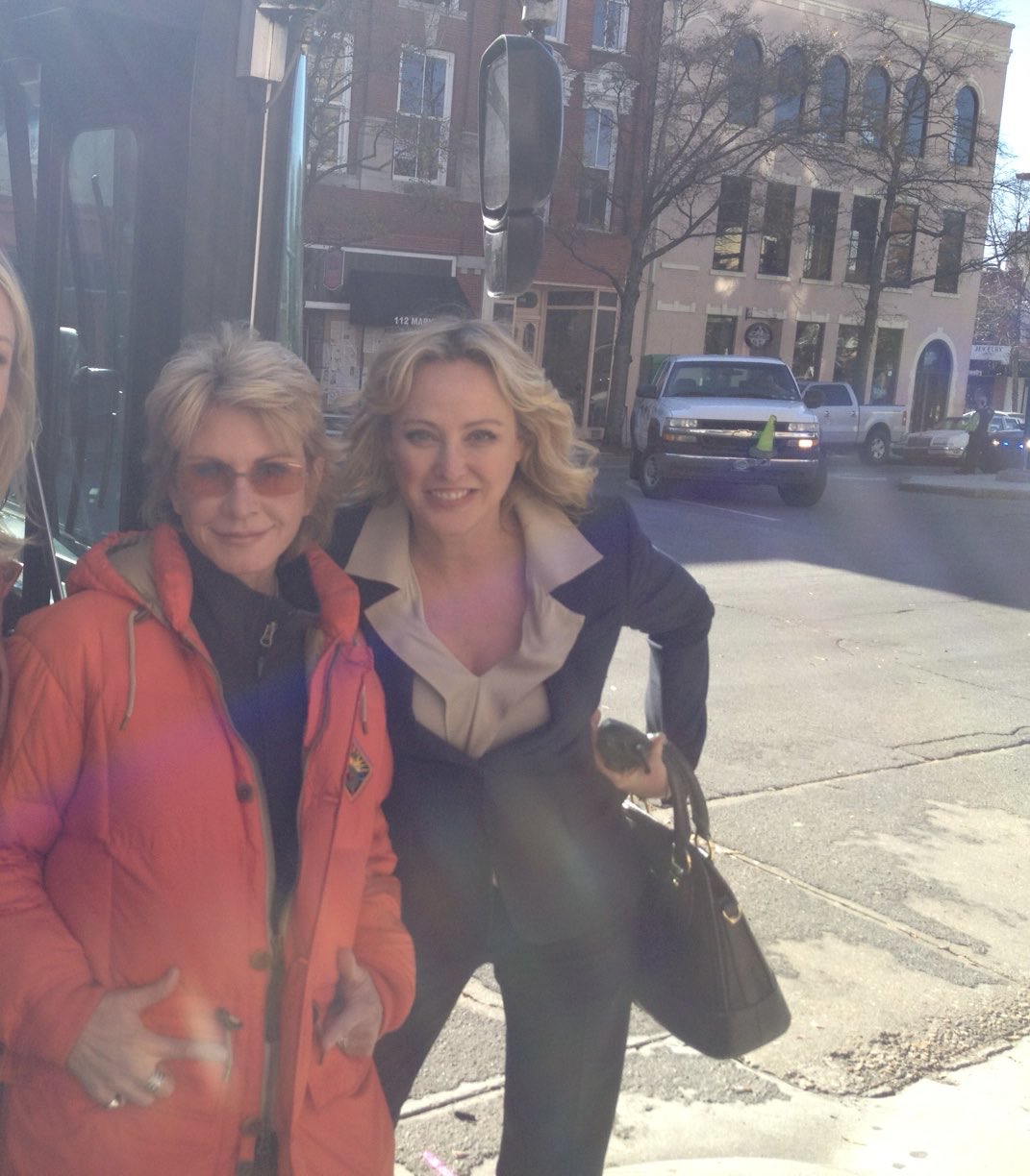 Happy Birthday Virginia Madsen  (us on the set of Hornet s Nest)   