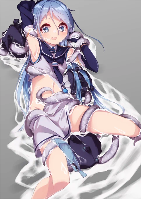 忌雷とぬるぬる五月雨ちゃん#艦これ#五月雨 