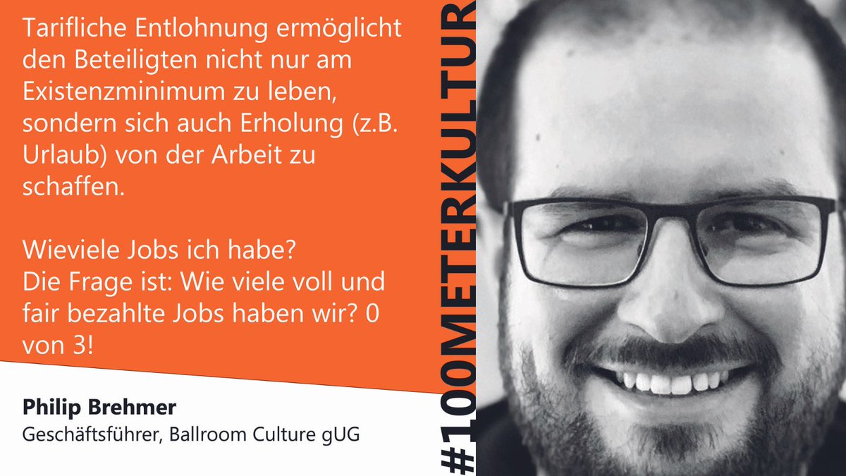 NetzwerKulturDD's tweet photo. Philip Brehmer, Geschäftsführer Ballroom Culture gUG, zeigt Gesicht für kulturelle #Vielfalt und faire Bezahlung in der @stadt_dresden!
Unterstützt die Dresdner #Musikszene, unterschreibt unsere #Petition: https://t.co/alzc76tab1💙

#100meterkultur #netzwerkkulturdresden https://t.co/89qC1O6NDS
