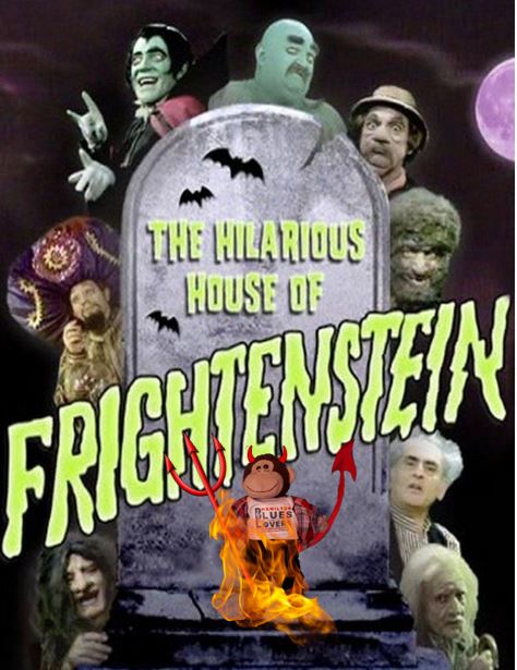 blueshamilton's tweet photo. In honour of the 51st anniversary of 'The Hilarious House of Frightenstein' name a tune that mentions a monster in the title or lyrics #hblmonkey https://t.co/kY7Hm2yV8c