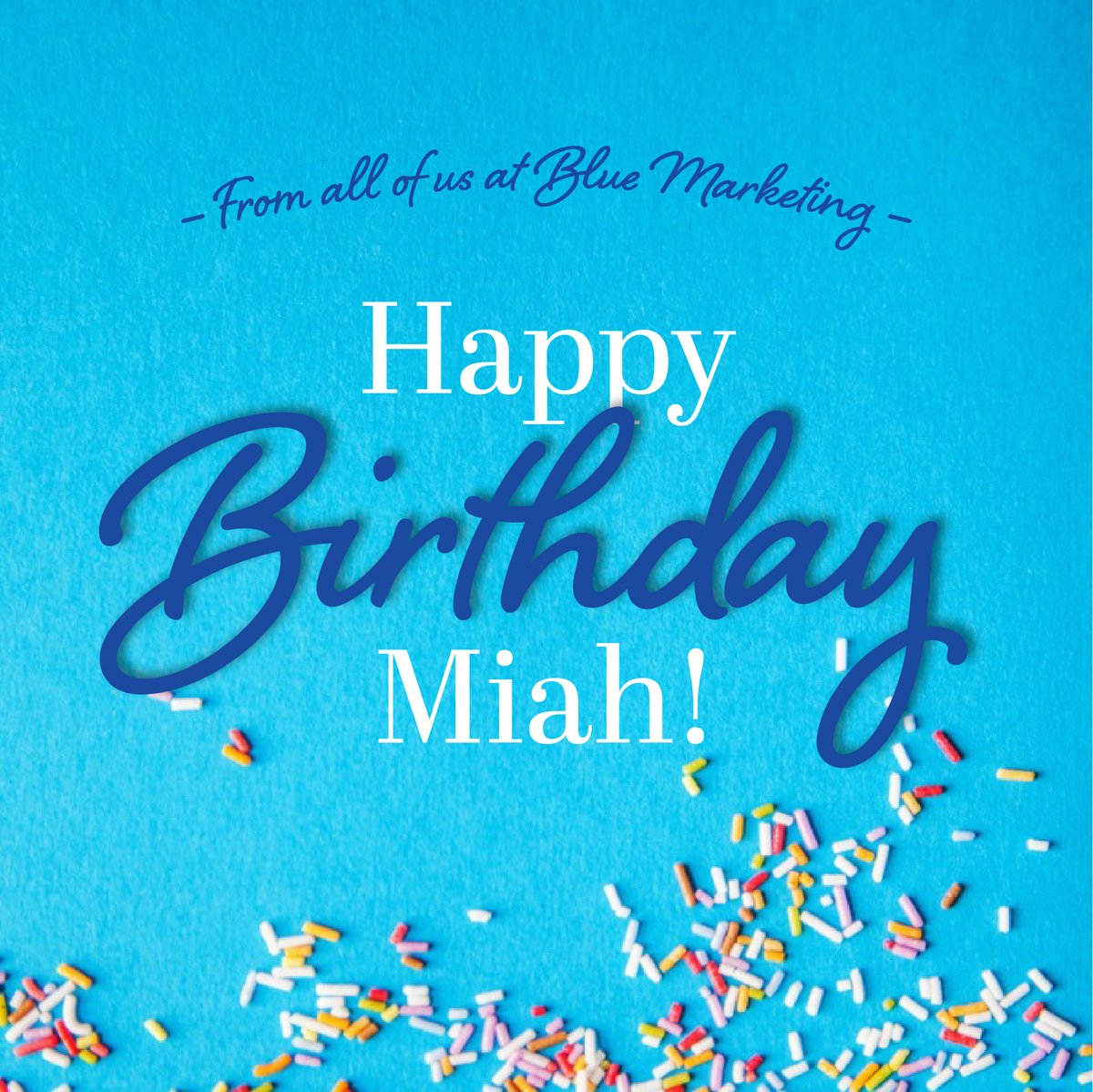 BlueMarketingIN's tweet photo. Happy birthday, Miah! We hope it's the best one yet! 🎉 https://t.co/GT7ti4F04w
