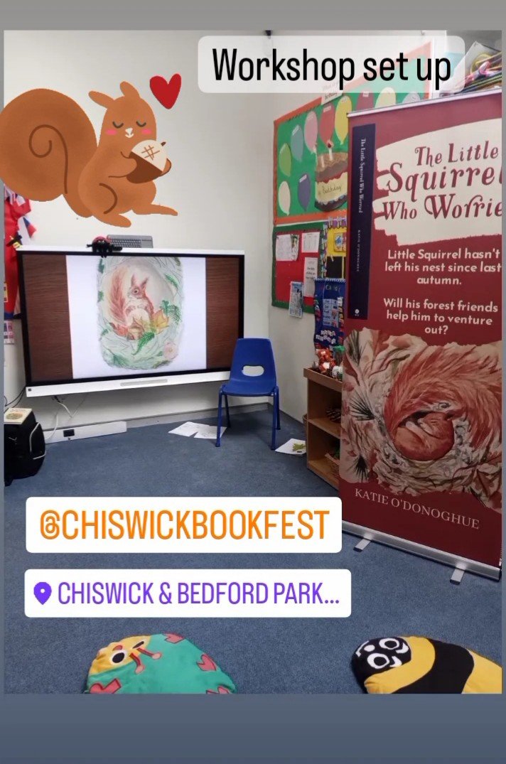 Really enjoyed meeting the children and other festival attendees at my Little Squirrel workshop this morning 
#chiswickbookfest #BookTwitter #BookBoost #Children #MentalHealthAwareness #chiswick #London #artistsontwitter