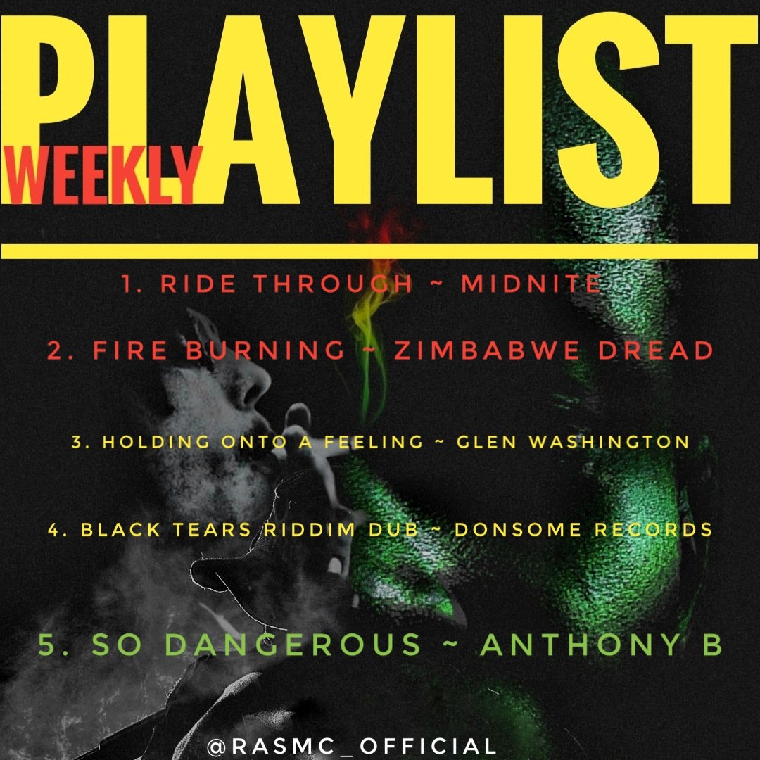 RasMc_Official's tweet photo. Weekly Playlist
#Splifftones
Friday's tunes.
@midnite
@zimdread 
@glenwashington
@donsomerecords 
@anthonyb https://t.co/X0fGAavZYZ