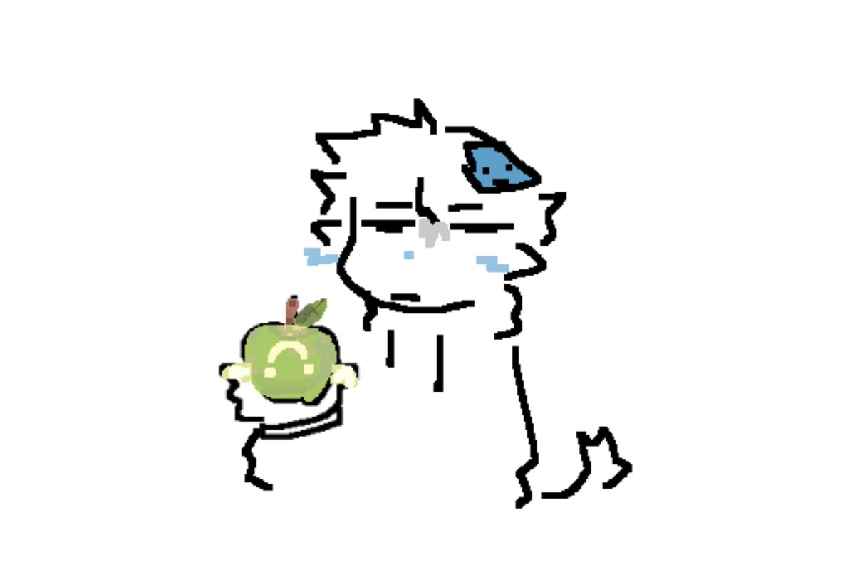 BoosferDoodles's tweet photo. minefcraft but green apples -5 https://t.co/ozeeKgQoxP