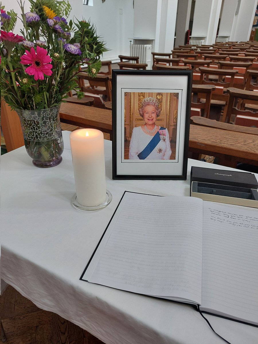 We are holding a service of thanksgiving for the life of Her Majesty Queen Elizabeth at 3pm today.  All are welcome.