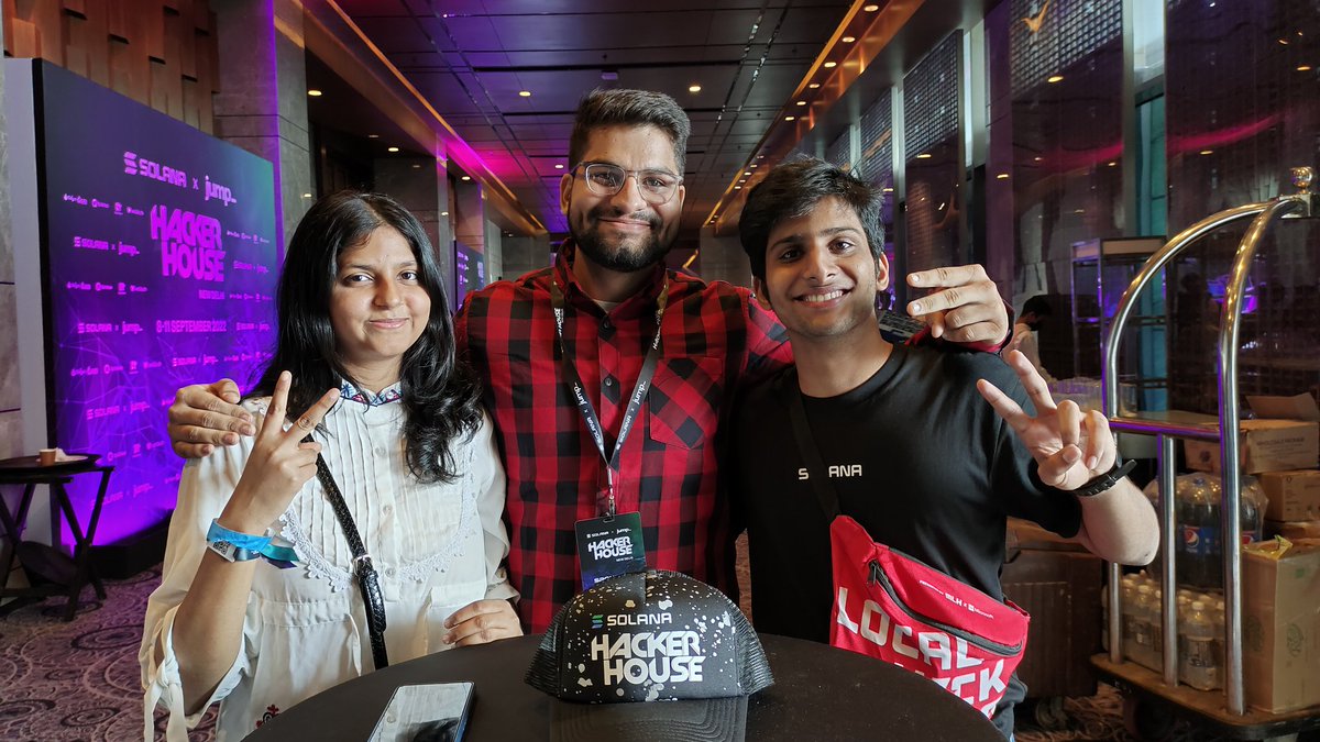 aryankaushikdev's tweet photo. These awesome recent @MLHacks @solana fellow grads @anamansari062  &amp; @cdhiraj40 gave their insights about the fellowship and shared their wonderful journey at @hackerhouses. 

Stay tuned for the video.

#WAGMI #devrel https://t.co/eXh8NCMJLP