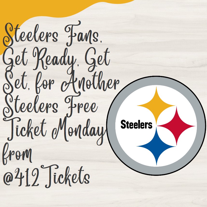 412Tickets's tweet photo. #SteelersTwitter, Tomorrow Monday 9/12 at 8:45am Est
We will be having 18th #SteelersFreeTicketGiveaway of the Season
2 Free 100-Level Tickets to the 11/13 Game vs @Saints 
RT &amp; Tag Steelers Fans to Follow us for a chance to Win.
You can Enter on our IG &amp; FB pages @412Tickets too https://t.co/LdOubAp3bS