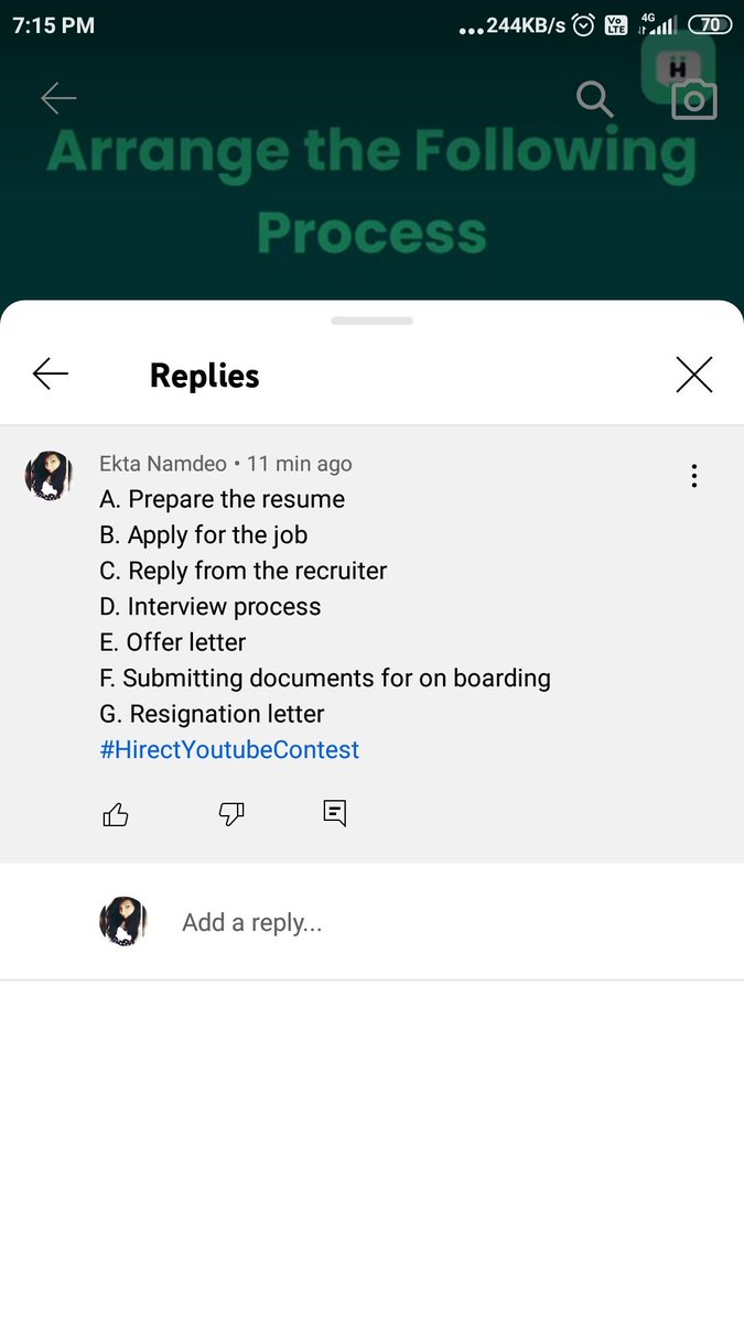 Smiley_Bharati's tweet photo. @HirectIndia Done
#HirectYoutubeContest #Hirect #ChatBasedHiring #ContestAlert #GiveawayIndia #ContestIndia @HirectIndia
Join
@dayalojha_
@luckykarann
@27_vins
@Aarav_Singh28
@Chandansahoo378
@harryHardeep11
@rajkumar99264 https://t.co/nFGXhRNNr9