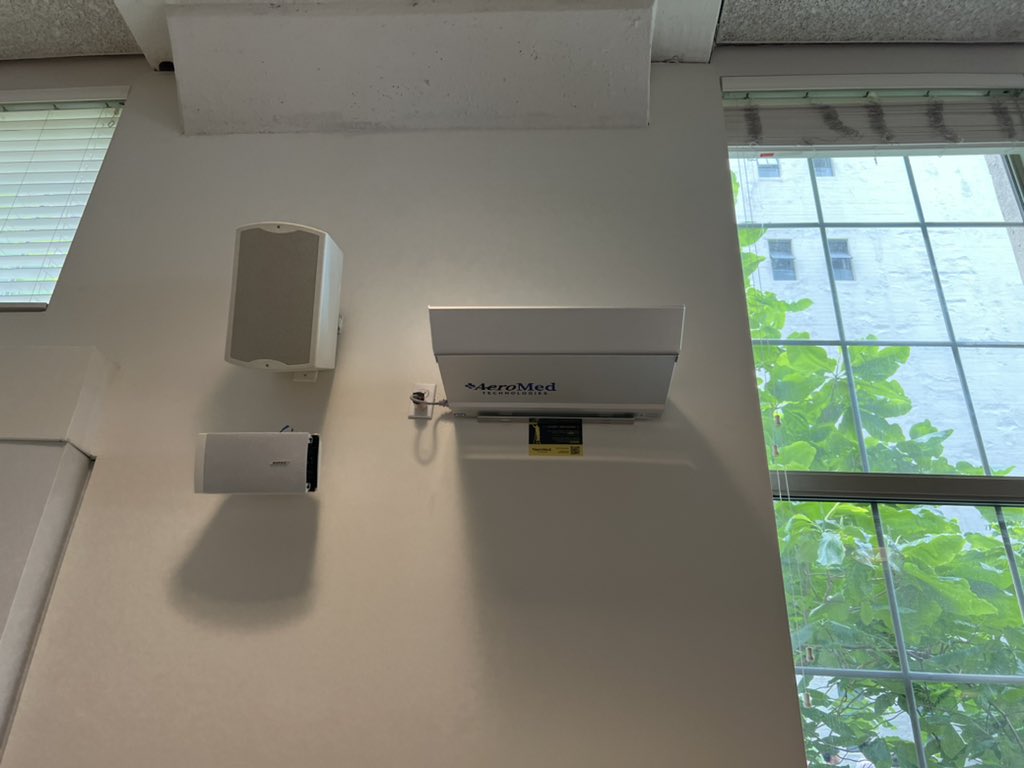 map_maven's tweet photo. @Don_Milton @RealSexyCyborg @Amal4Solutions @joeyfox85 @VirginiaBuysse @kprather88 @ashishkjha @polsiewski This was very well done!  Thank you @polsiewski.  We measure our air quality and have deployed upper room UVGI in larger spaces and are working on a deployment of Far UV 222nm in smaller spaces in our school @Avenues_org.  @JHSPH_CHS https://t.co/v0h6PXYhJx