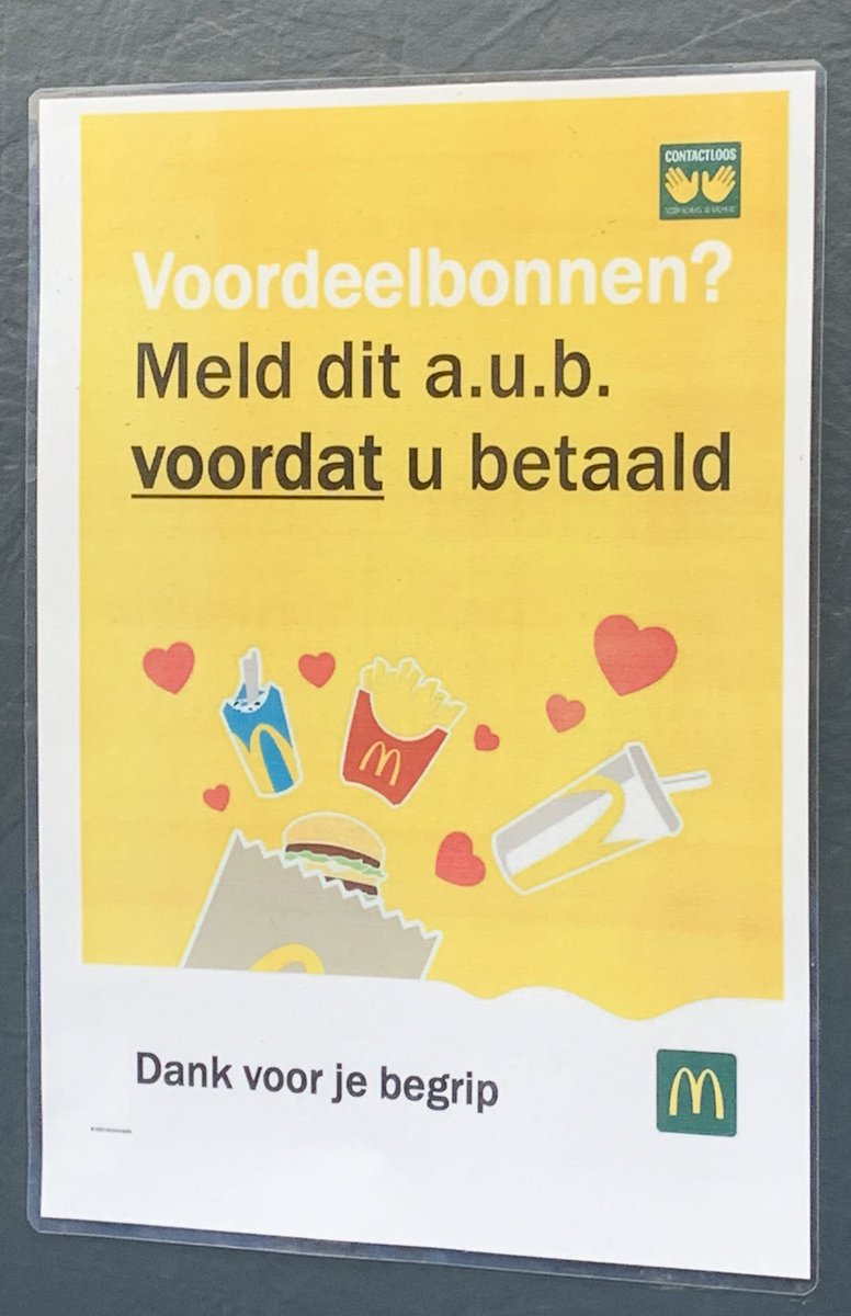 dterpst's tweet photo. Please maak van betaald betaalt @McDonaldsNL #dekuip #burgerswarentoptrouwens ;-) https://t.co/C5dmNmudTA