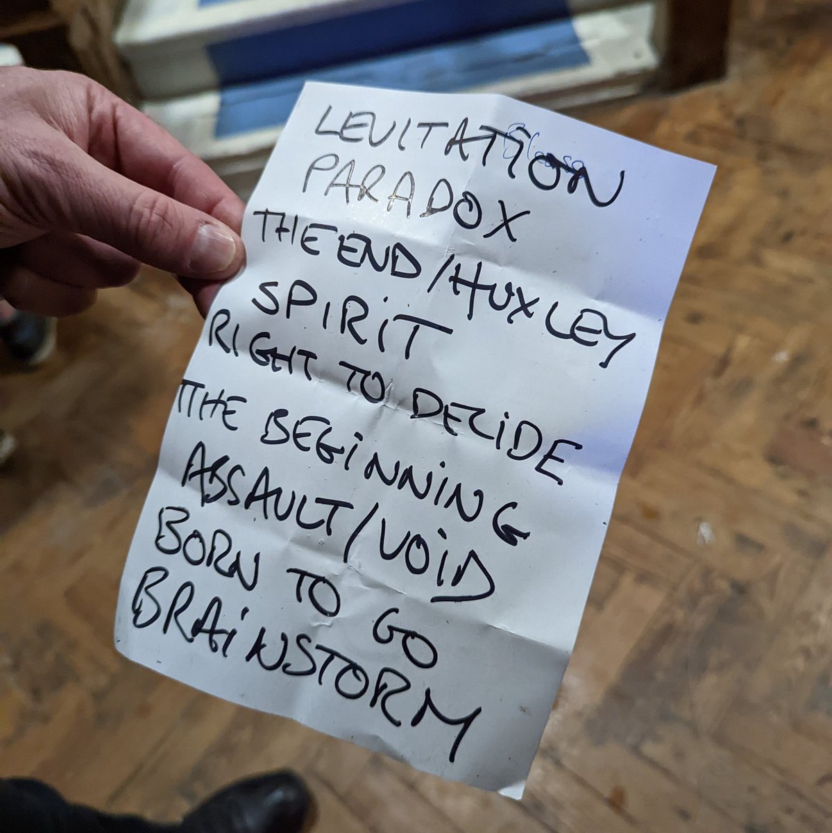 hawkbinge's tweet photo. Last night at Hawkfest... The mighty Hawks themselves (2 of 2)
🚀🚀🚀🚀🚀
Looking forward to the forthcoming live album and even more to the new studio album next year by this powerful line up
🤘😎🤘 @HawkwindHQ https://t.co/cYURkrsek1