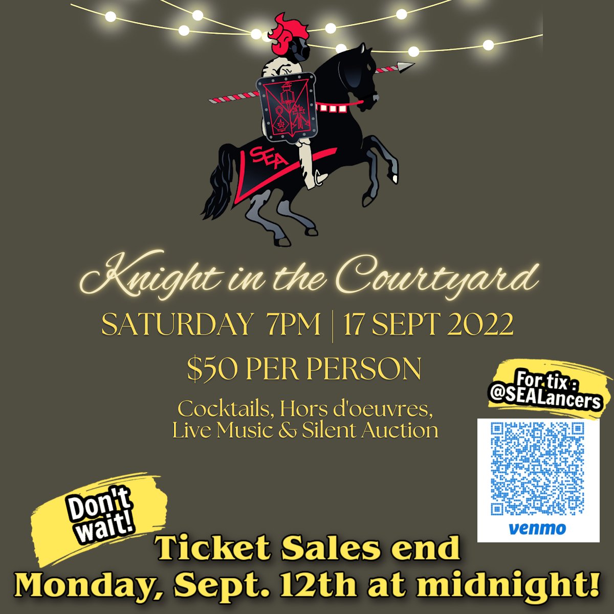 SEALancers's tweet photo. Tickets close tomorrow evening at midnight! Buy your tickets on Venmo @SEALancers or at  https://t.co/wrE90LkX1z 
We'd love to see you there! #SEALancers https://t.co/zo7HZa0jey
