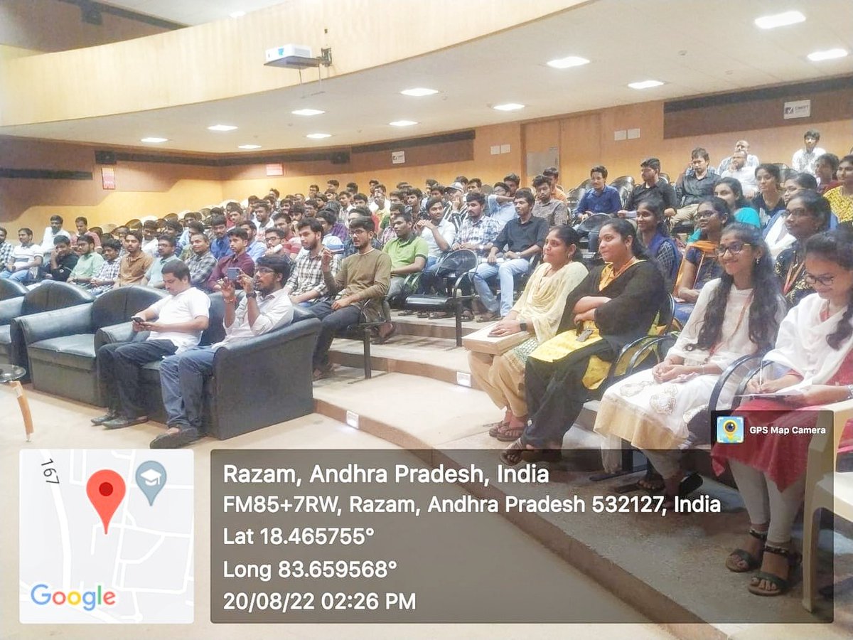 CsiGmrit's tweet photo. Guest lecture conducted on 20.08.2022 by Mr. Kannababu Banna
Corporate trainer and technical director of Satya technologies gave lecture on Full stack development technologies

#gmrit #csigmrit #guestlecture #fullstackdevelopment https://t.co/rW0ZpnZTV0