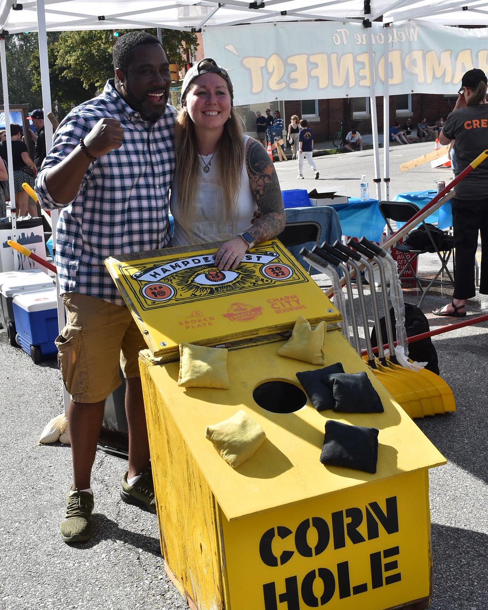 thebrokenplate's tweet photo. Thanks to everyone who made Salt Box Corn Hole a thing! Photo dump from Hampdenfest here. https://t.co/gnFx2qxDZT
@thepacketrat @paulajgal @atomicbooks @CharmCityMead https://t.co/StD4SDM1t2