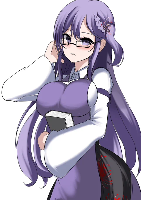 #紫色の芸術品ワンドロ描いた_(:З」∠)_ 
