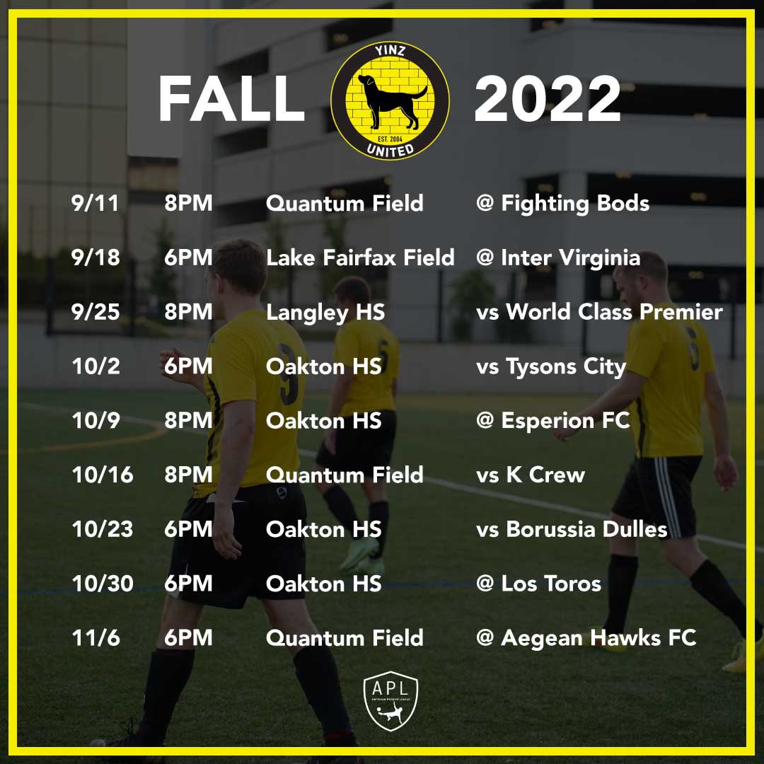 We’re back! Fall ‘22 <a href="/_aplofficial/">APL Official</a> season kicks off today. Vamos Pups! 🐶