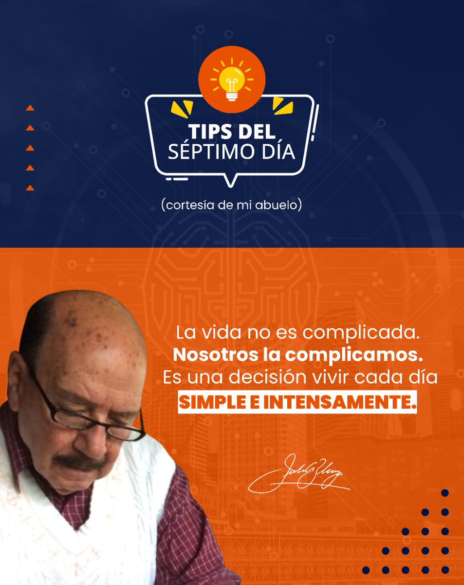 ¿Qué harás hoy para vivir este día simple e intensamente?

#Lomejorestáporvenir #vida #decisiones #abuelo