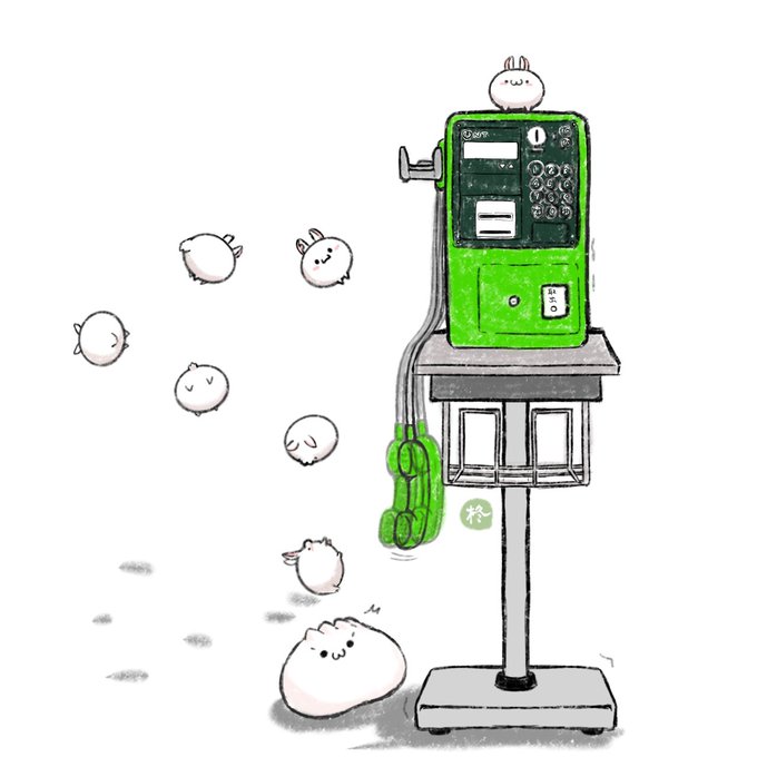 公衆電話の日のtwitterイラスト検索結果