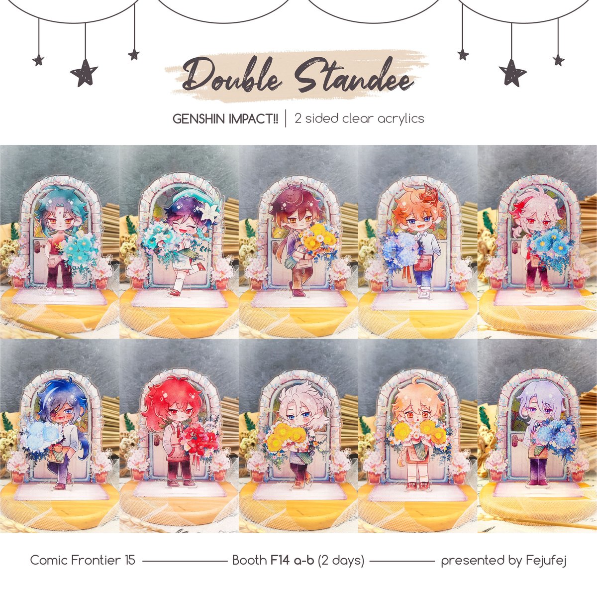 [2/4]
My Tokopedia &amp; Storenvy are set to preorder, but I also have ready stock merch at Shopee🥰 (limited stock, grab it fast!)

PO ends on October 2nd 2022 and will take another 2 weeks for me to ship the goods! If you have any questions, feel free to ask me ^^ 