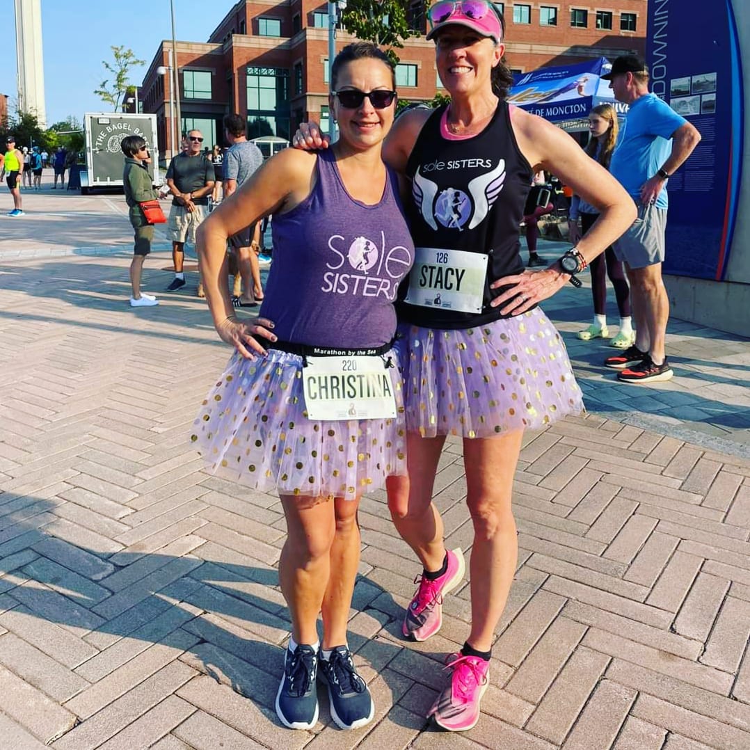 There were two tutus in Moncton for the 5K this morning. Those are tutu colors available THIS year at <a href="/steelesubaru/">Steele Subaru</a> <a href="/solesistersrace/">Sole Sisters Race</a> on Saturday,  October 1st.
#steelesubaru 
#solesisters #solesistersrace #tutupower #tutu #betheinspiration