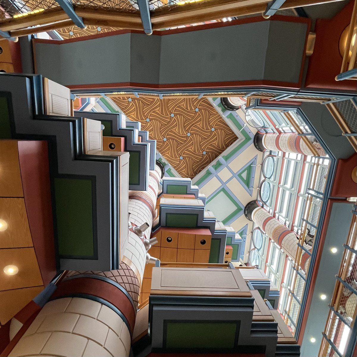 charlesjholland's tweet photo. Some images of the Judge Business School, Cambridge by the mighty John Outram. Proper nuts, hard to photograph but really good. https://t.co/NSEv5oJl0j