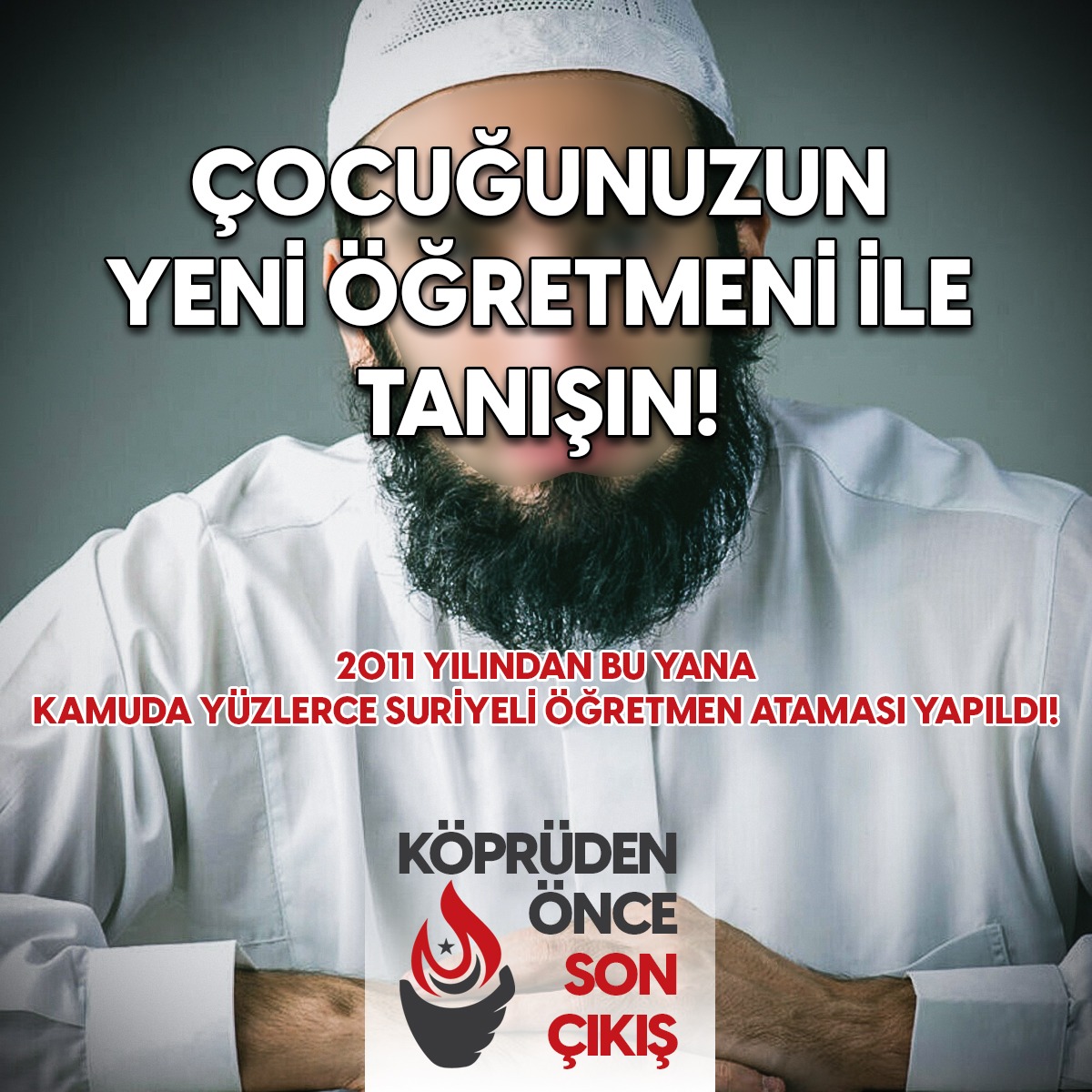 umitozdag's tweet photo. Eğitimde yeni dönem başlıyor.
AKP, 2011 yılından bu yana yüzlerce Suriyeliyi, Milli Eğitim(!) kadrolarında öğretmen olarak işe başlattı.

Çocuğunuzun yeni öğretmeni ile tanışın!

Ya da 2023 seçimlerinde @ZaferPartisi'ne oy verin, Türkiye'deki tüm sığınmacıları geri gönderelim! https://t.co/H2tykplREA