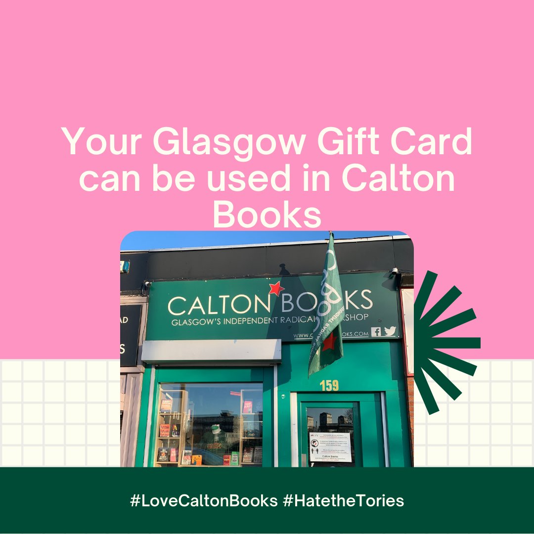 CaltonBooks's tweet photo. #Scotland #LovesLocal #GlasgowGiftCard can be used in #CaltonBooks
#LoveCaltonBooks #HatetheTories https://t.co/xxelGIOMUj