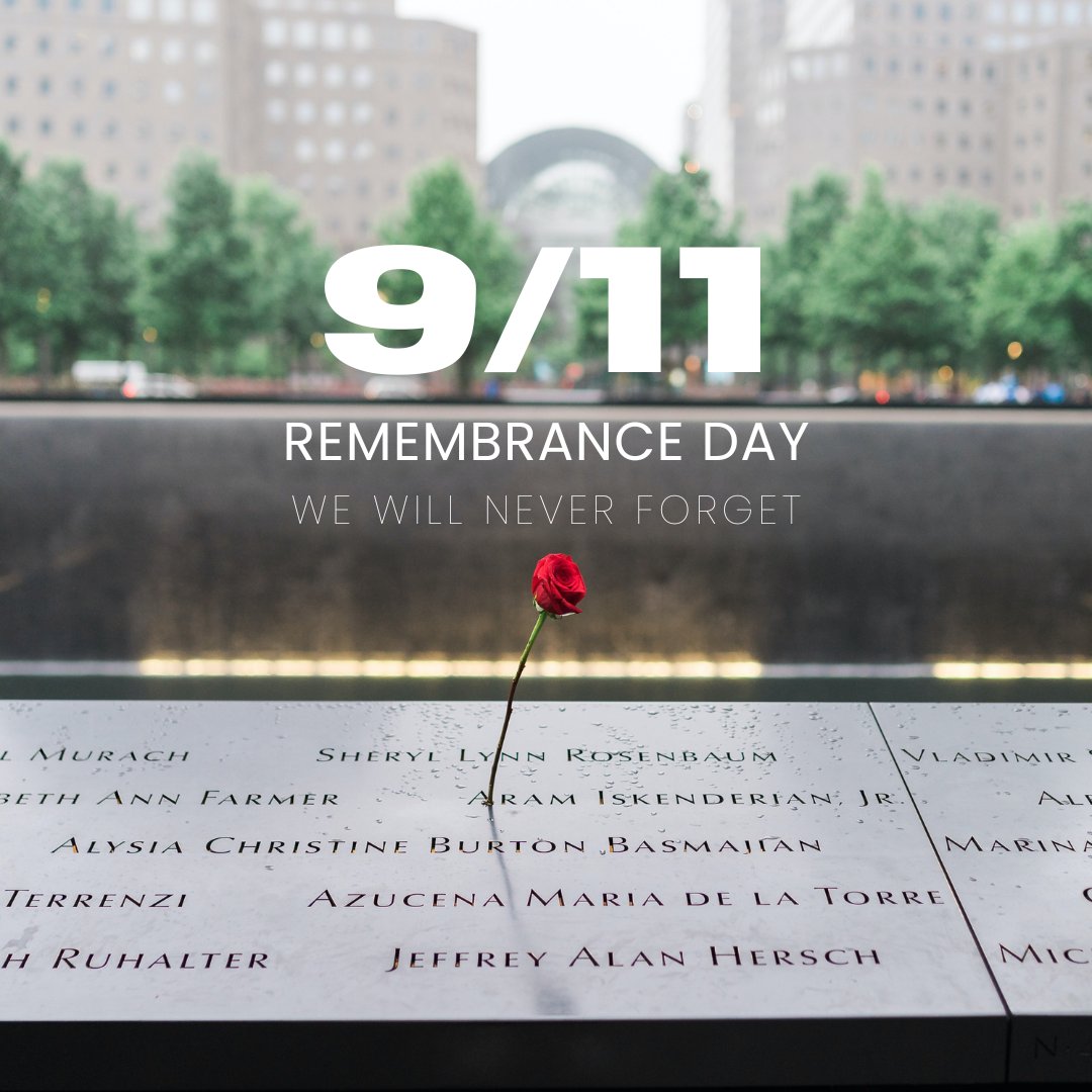 DHilbertMD's tweet photo. Today we remember all the lives lost on
this tragic day.
We will never forget.
Remember 9/11

#NeverForget #September11th https://t.co/FLncGNXAWM