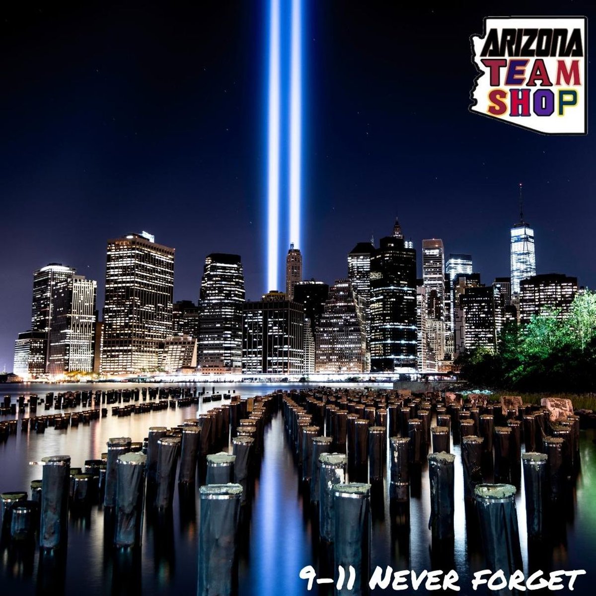 AZTeamShop's tweet photo. 🇺🇸 SEPTEMBER 11TH 🇺🇸

Never forget.

#septembereleventh #september #neverforget #wtc #memorial #twintowers #nyc #worldtradecenter #newyork #wewillneverforget #newyorkcity #usa #america #nyfinest #nybravest #heroes #remember #ny https://t.co/lqmAY71WCE