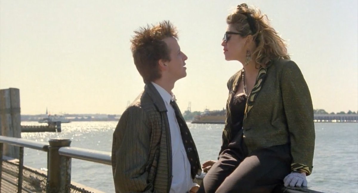 todayonscreen's tweet image. Today, September 11, in 1984, Roberta heads to New York City to look for Jim and Susan, a couple who have been exchanging messages in the personals ad of a tabloid newspaper (Desperately Seeking Susan, 1985)