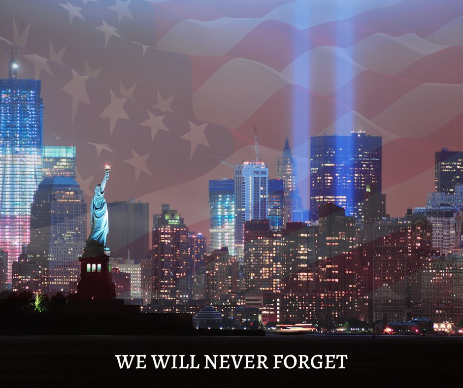 🇺🇸 We Will Never Forget 🇺🇸 

“These acts shattered steel, but they cannot dent the steel of America’s resolve.” - former President George W. Bush
