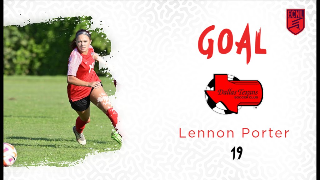 <a href="/porter_lennon/">Lennon Porter</a> with the only goal yesterday against a tough FC Dallas opponent.  We are back on the pitch today against Sting Black       1 pm @ Rolling Hills Soccer Complex. #TheTexansWay