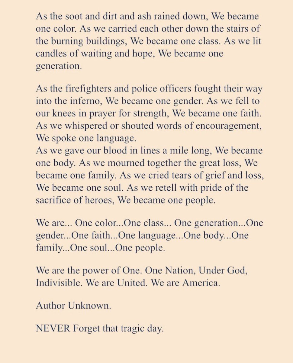 9-11-01. We will never forget.