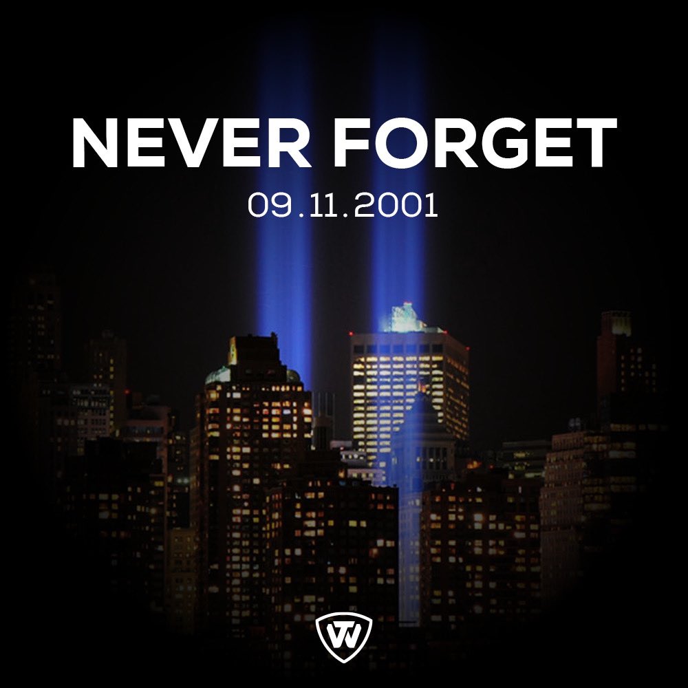 We will always remember. #NeverForget 🇺🇸