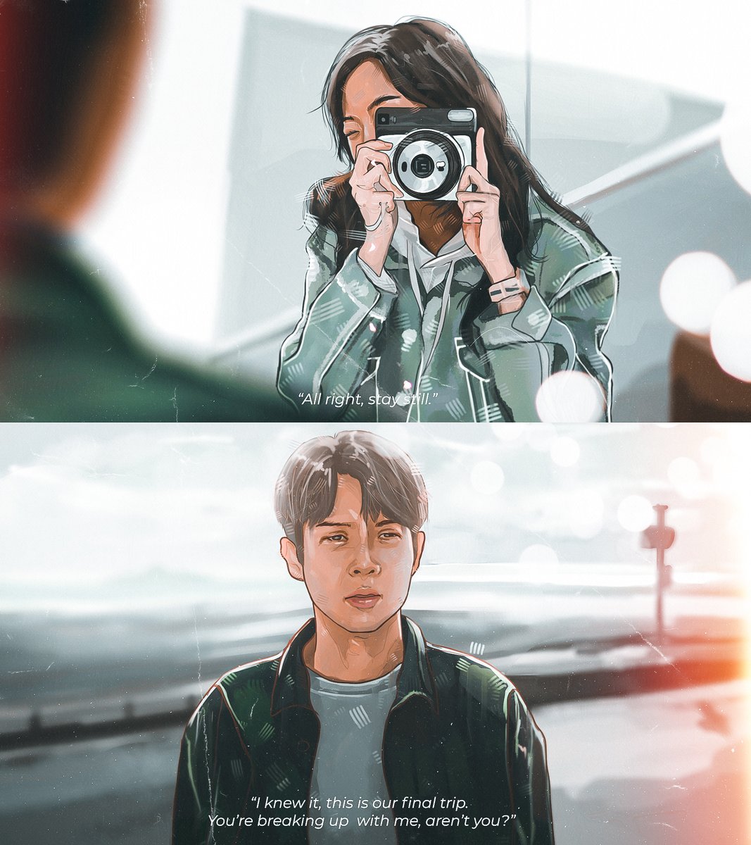 art_marlowe's tweet photo. #Kdrama Scene into #Art 
-Twenty Five Twenty One
-Extraordinary Attorney Woo
-Our Beloved Summer 

#digitalpainting #artph #netflix @netflix  @Netflix_PH https://t.co/HXmKxKJakm