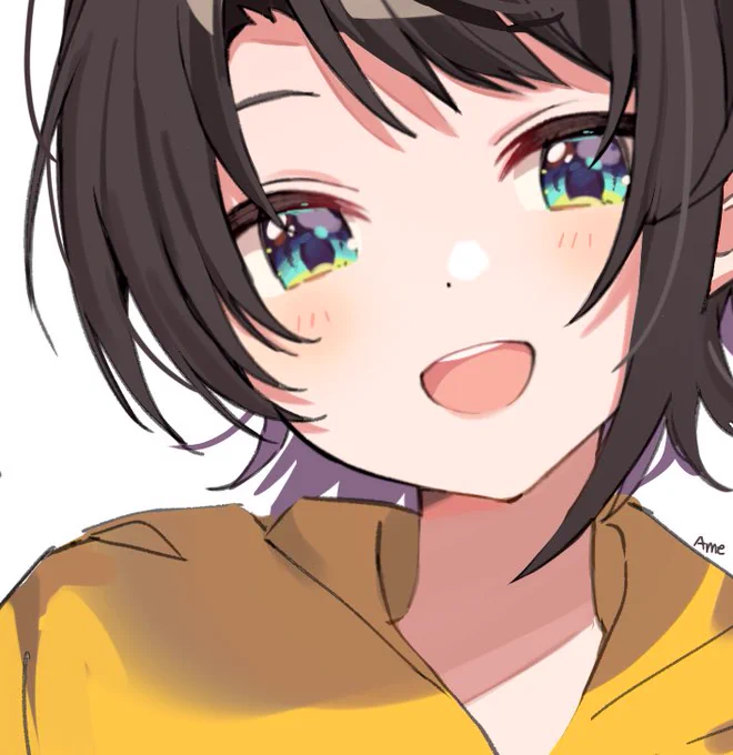 50分うい先生の絵を参考に描きました 