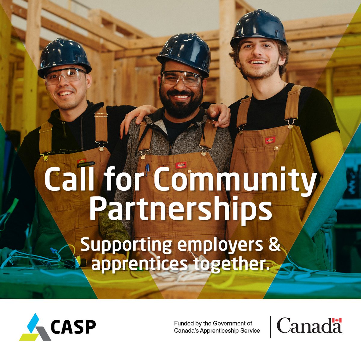 CASP is seeking partnerships with community agencies and third-party organizations so that together, we can maximize resources for employers and apprentices across the country, improving apprenticeship outcomes for everyone.   Visit apprenticesupport.ca to learn more!