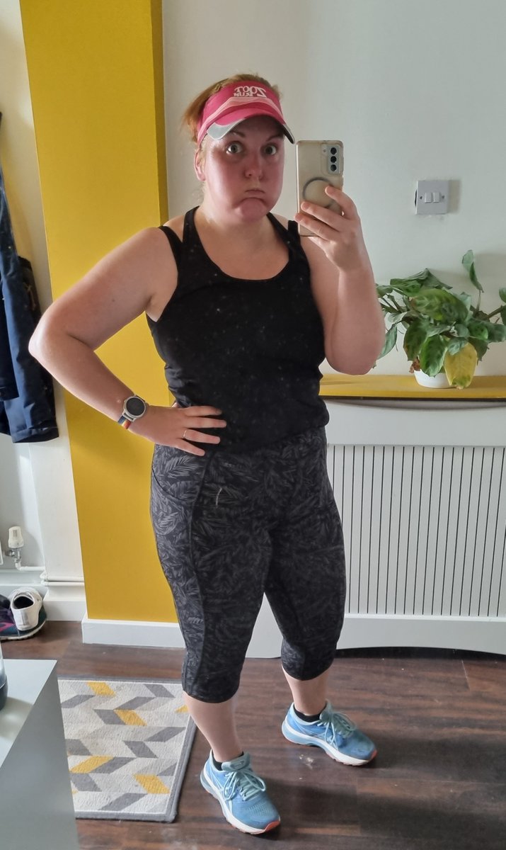 Before, during, after 10km/6miles. Furthest I've ran for ages! The final hill slowed me right down but feeling good!!!